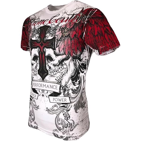 Xtreme Couture by Affliction Men's T-Shirt Aftershock S Red